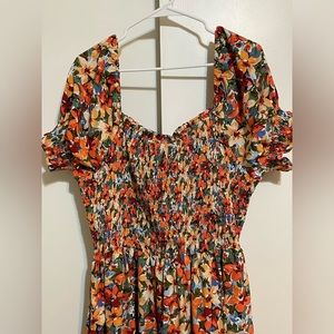 Plus Size Floral Maxi Dress